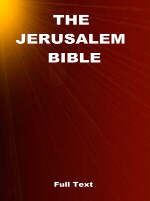 cover image of The Jerusalem Bible